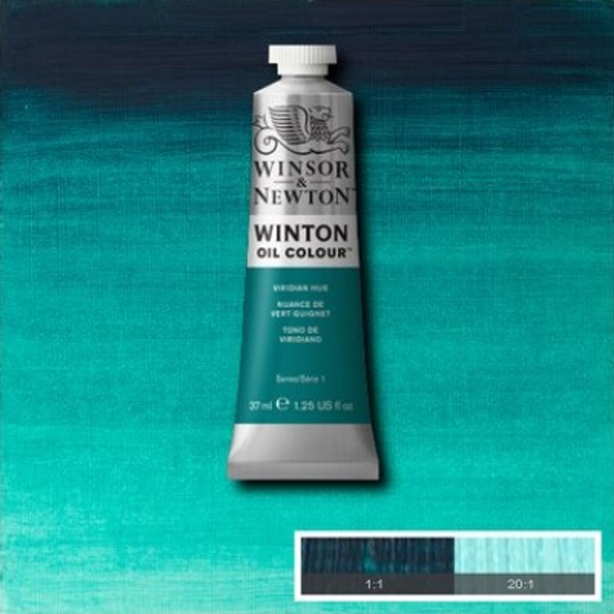 Winsor & Newton - Winton Oil Colour 37 Ml - Viridian Hue Row 696