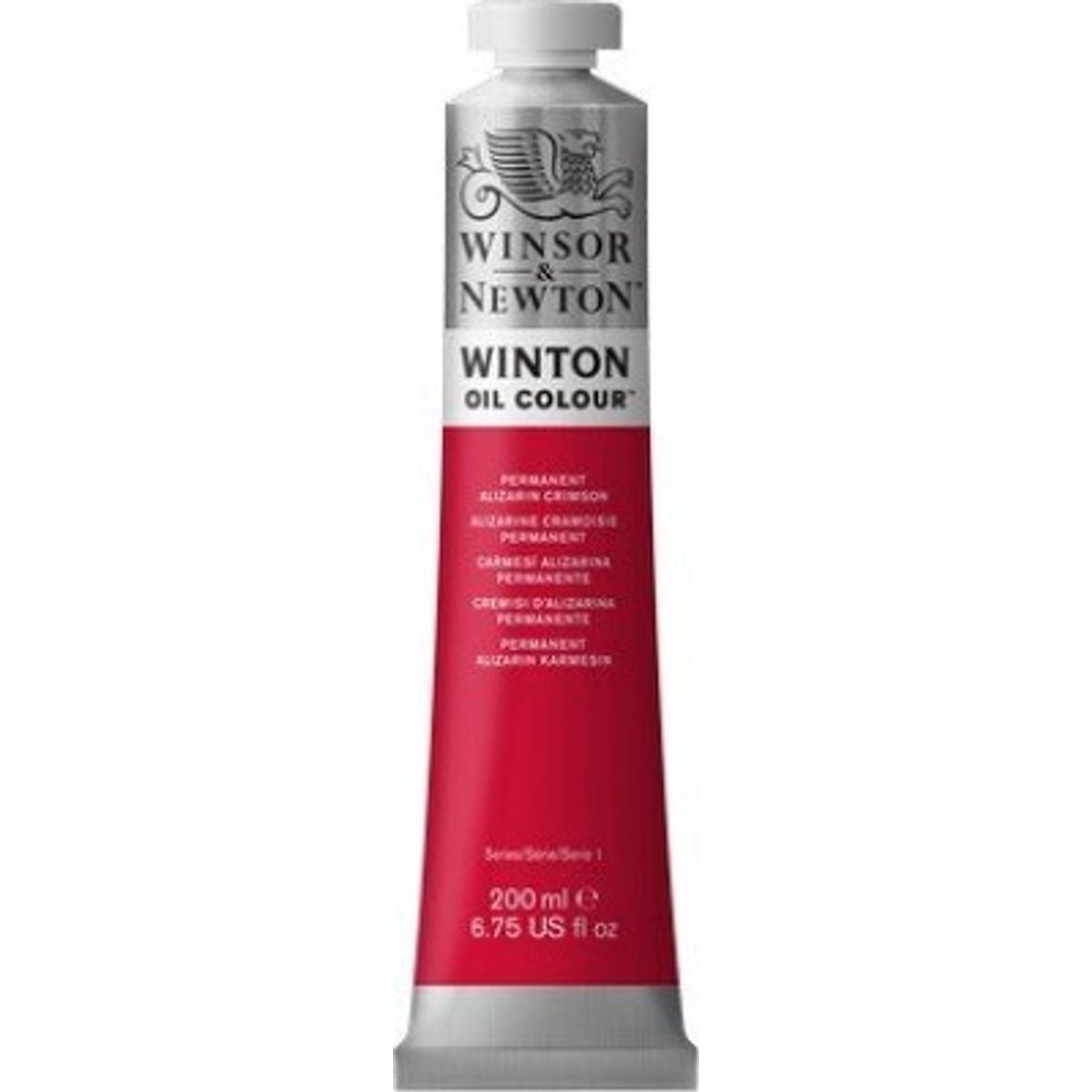 Winsor & Newton - Oliemaling - Permanent Alizarin Crimson 200 Ml