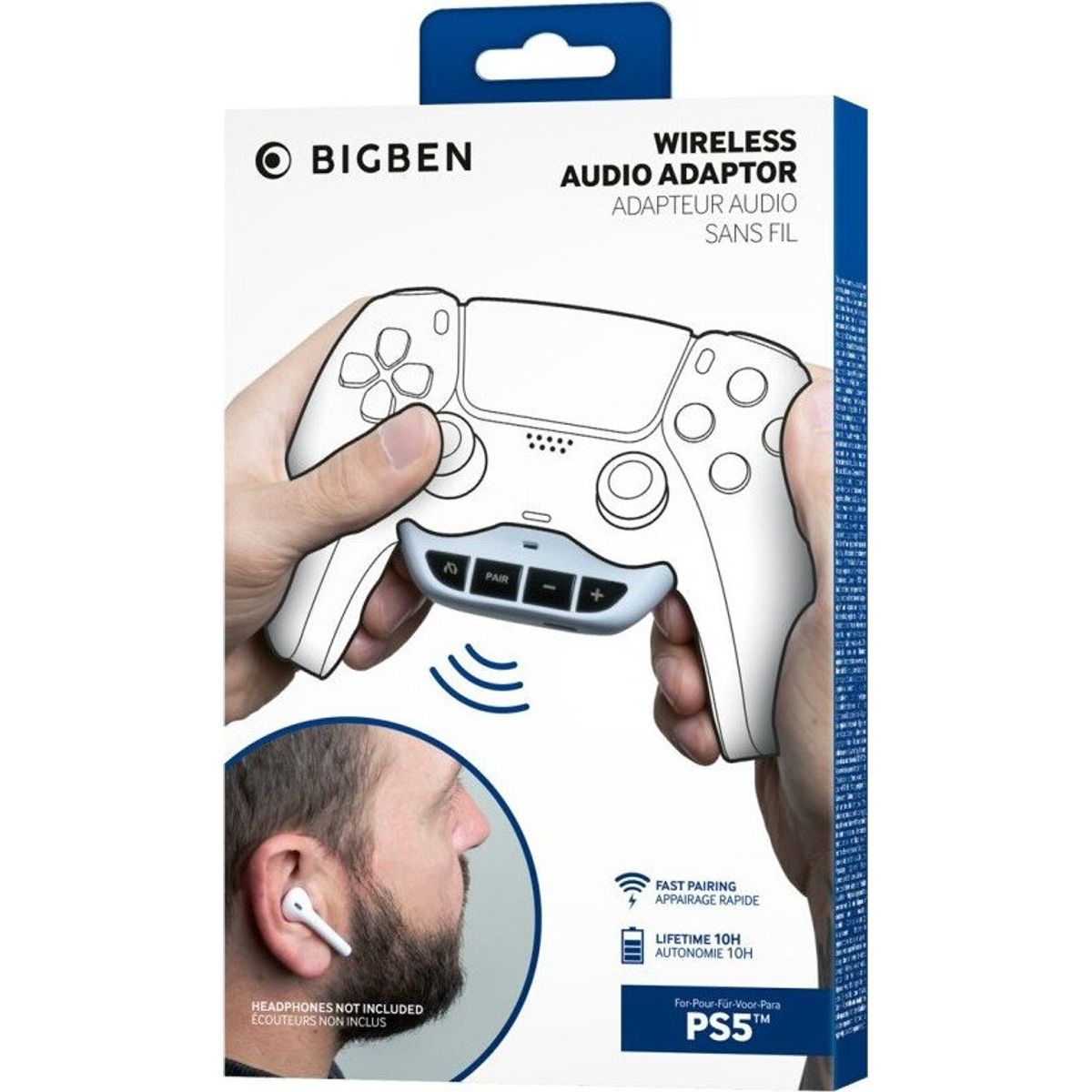 Bigben - Audio Adaptor Til Ps5 Controller