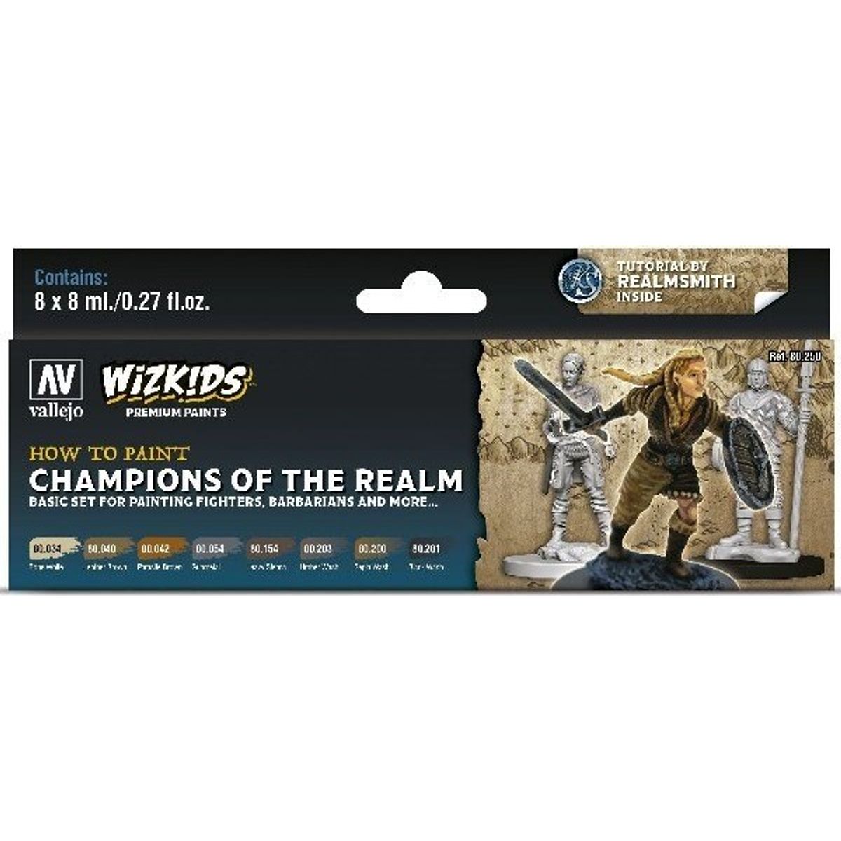 Vallejo - Wizkids Maling Sæt - Champions Of The Realm - 8x8 Ml