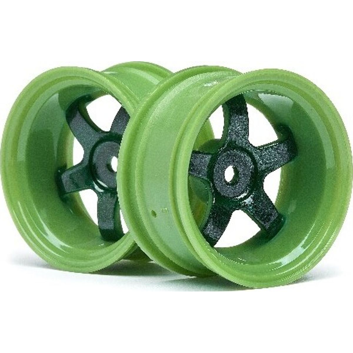 Work Meister S1 Wheel Green (9mm Offset/2pcs) - Hp111100 - Hpi Racing