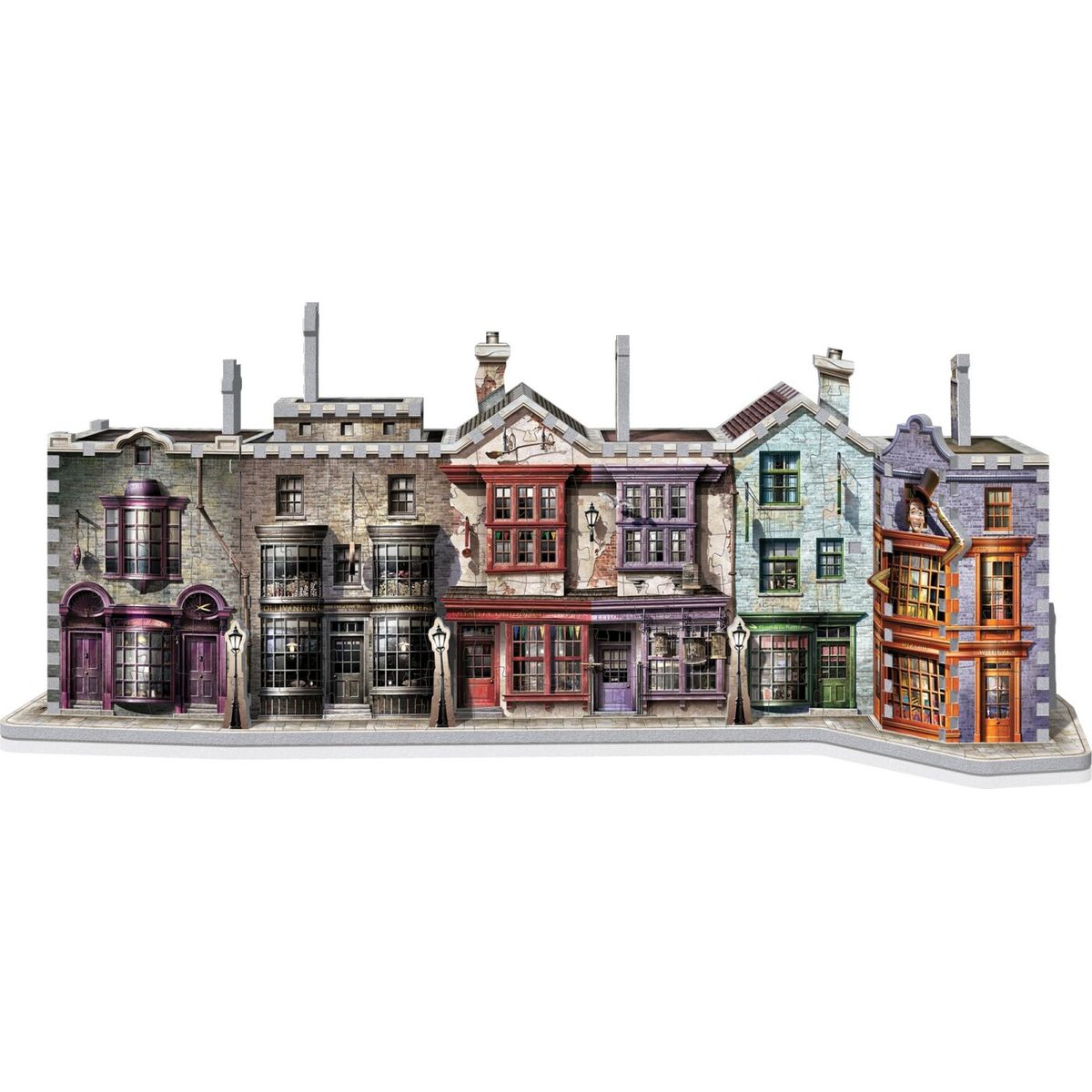 Harry Potter 3d Puslespil - Diagonalstræde - 450 Brikker - Wrebbit 3d