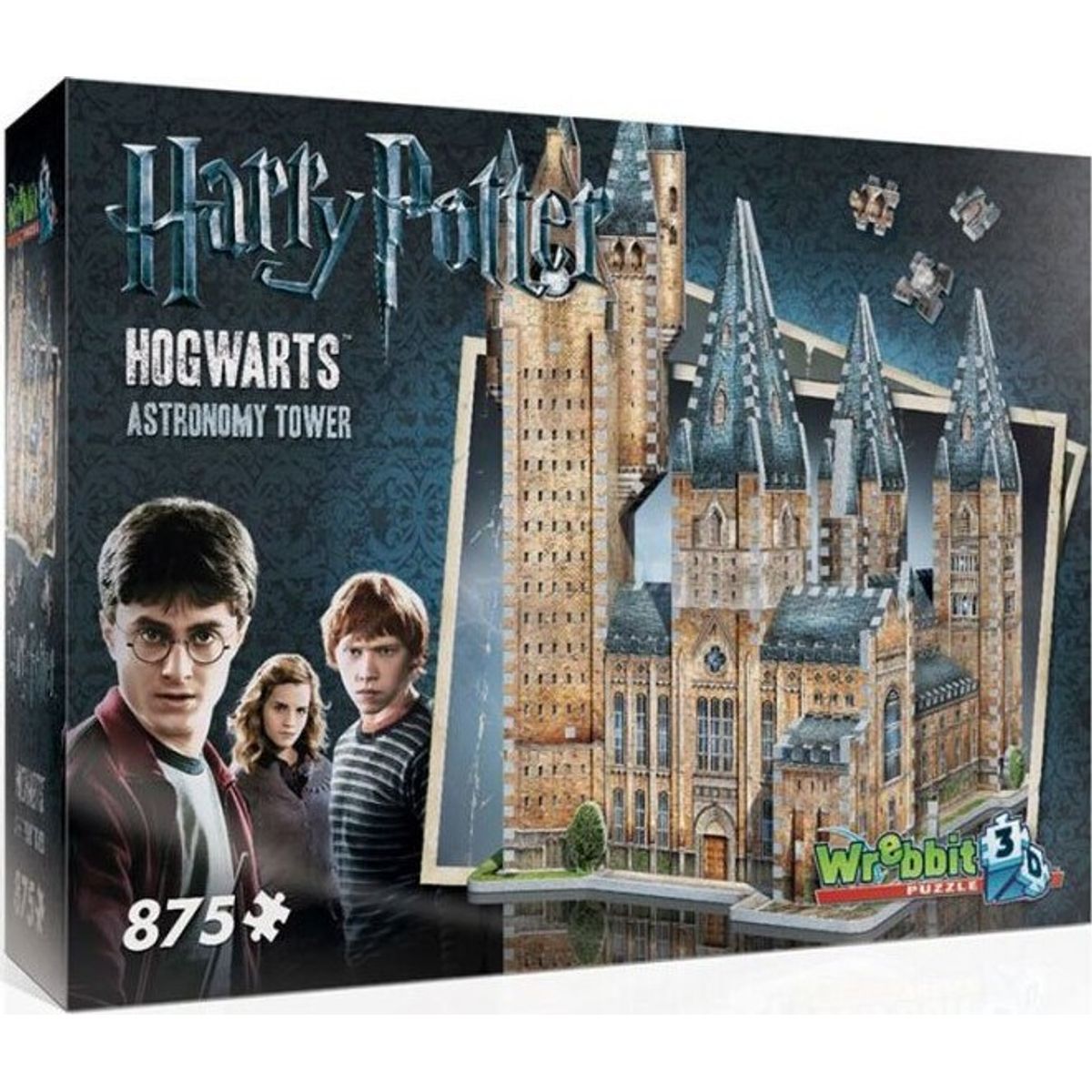 Harry Potter 3d Puslespil - Hogwarts Astronomi Tårnet - Wrebbit 3d