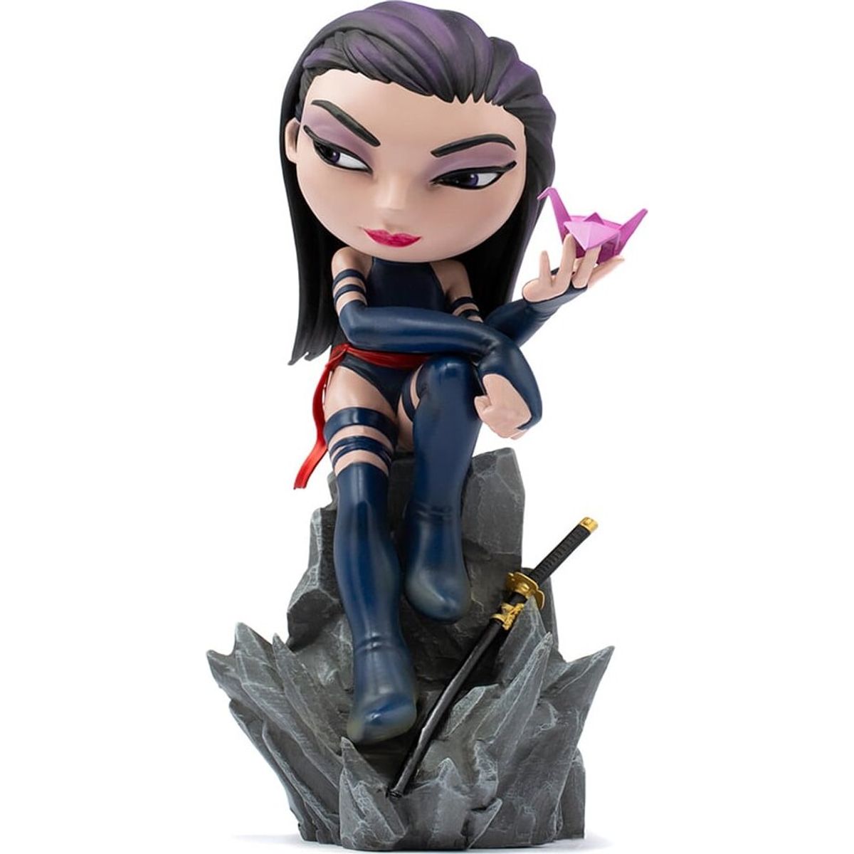 X-men - Psylocke Statuette Figur - Minico - Iron Studios - 15 Cm