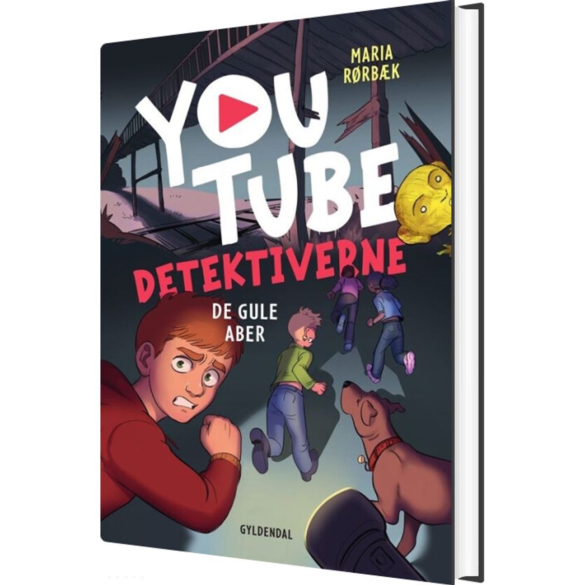 Youtube-detektiverne - De Gule Aber - Maria Rørbæk - Bog