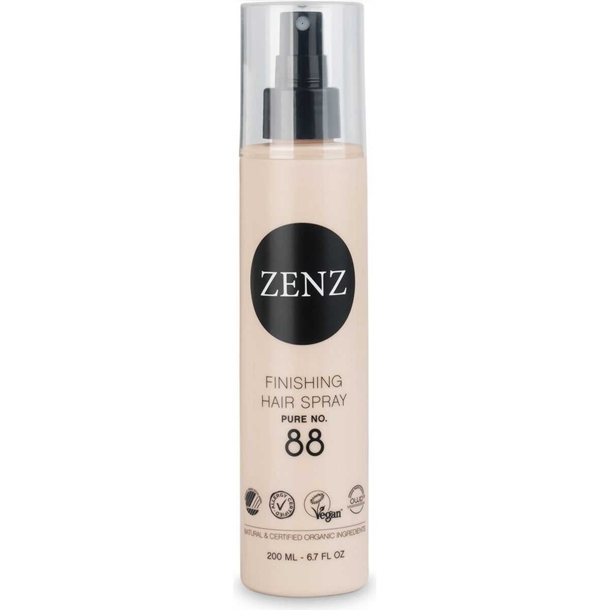 Zenz - Organic Hair Spray No. 88 Strong Hold 200 Ml - Hårspray