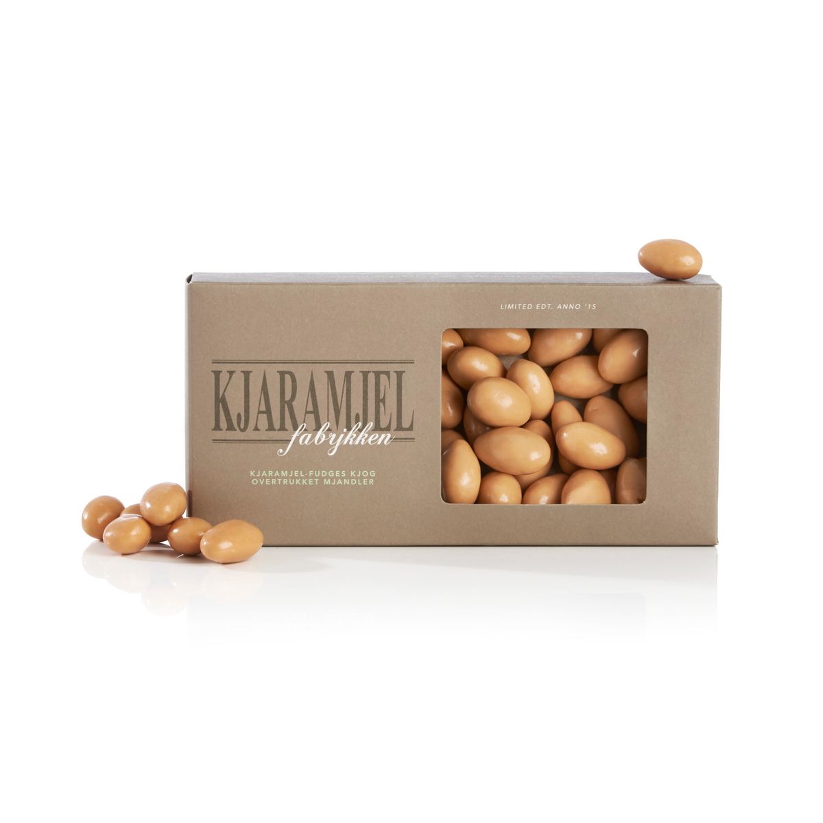 Kjaramjel-fudge mandler - Mandler m/ karamel fudge