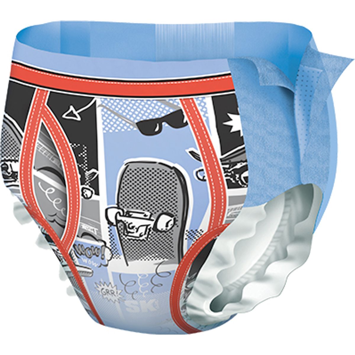 Huggies Drynites Pyjama Pants, Dreng, Bukseble, 27 Kg, 57 Kg, Flerfarvet, Velcro