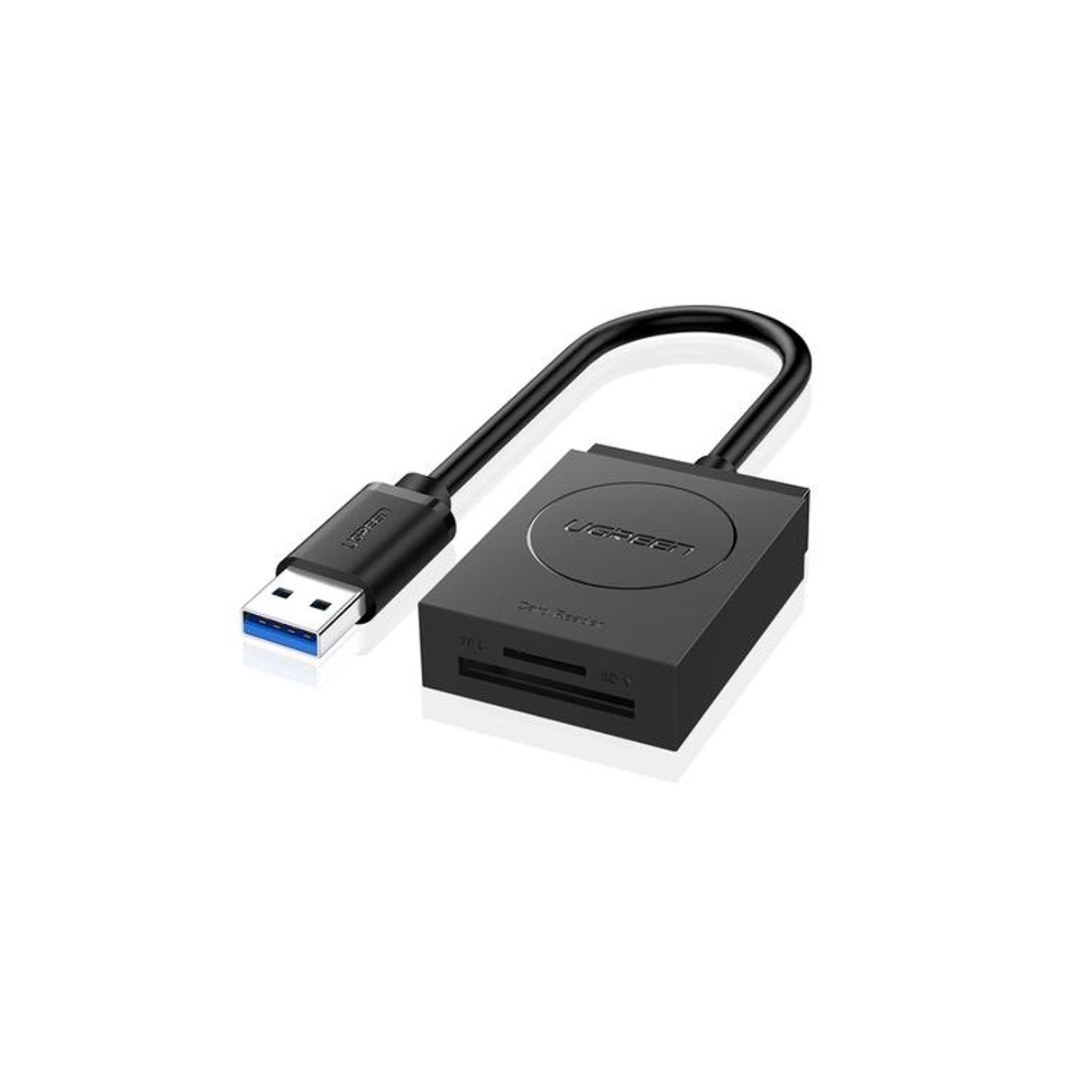 Ugreen Usb Adapter Sd Card Reader, Microsd (Black)