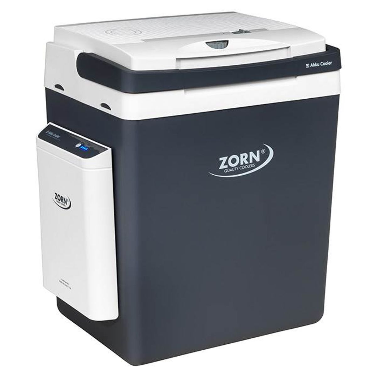 ZORN 30L elektrisk køleboks 12/230V ink.batteri 20,8 Ah