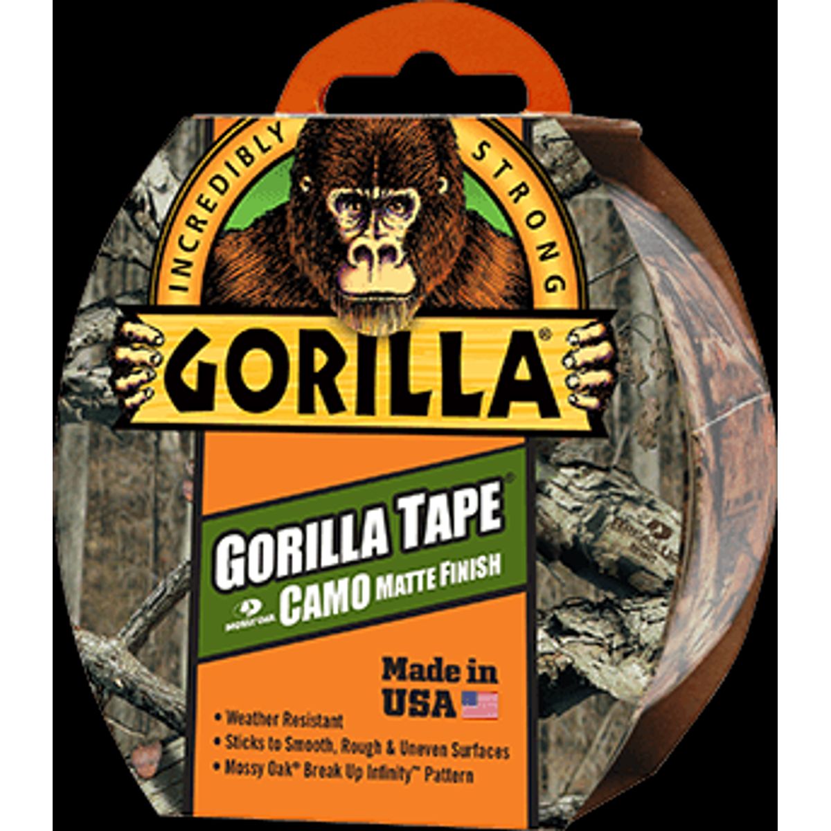 Gorilla Glue CAMO Tape 8,2 m, stærk tape