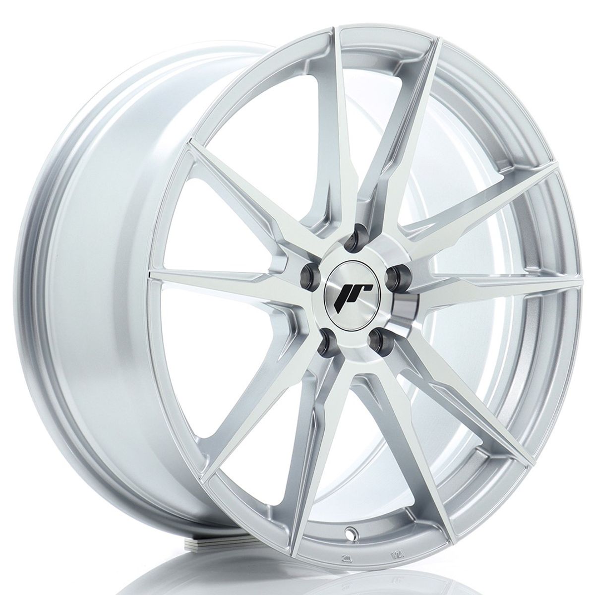 JR WHEELS JR21 Silver Machined Face Silver Machined Face