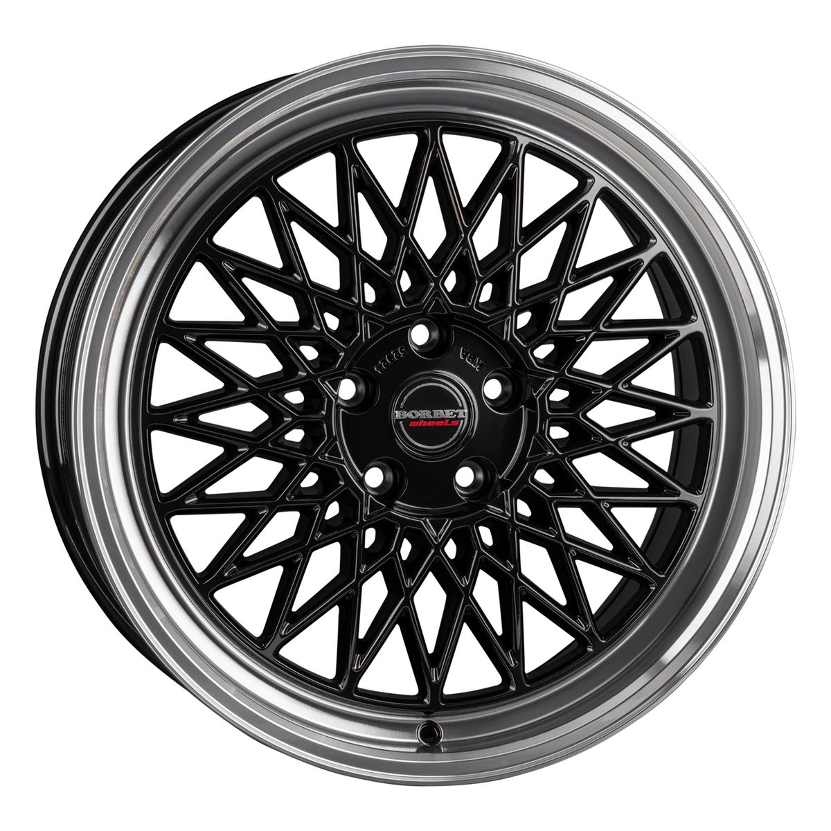 Borbet b black rim polished black rim polished