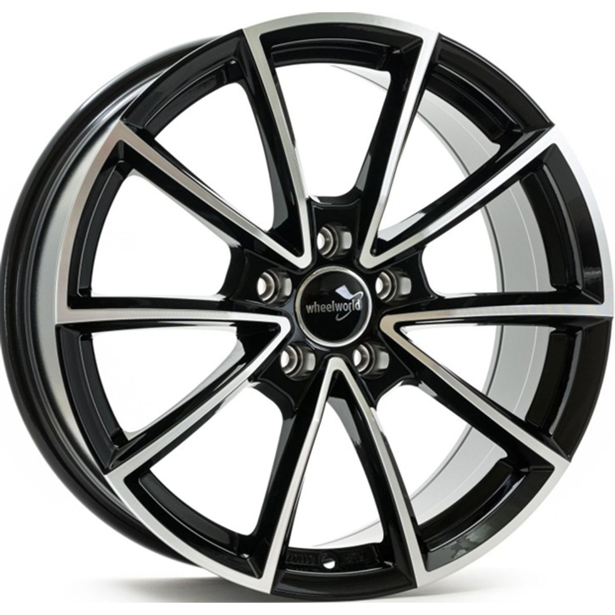 WheelWorld WH28 Schwarz Hochglanzpoliert