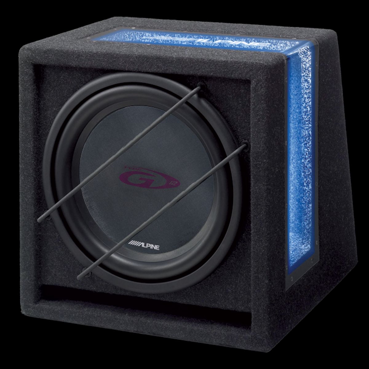 Alpine 12" subwoofer i Kabinet 4ohm