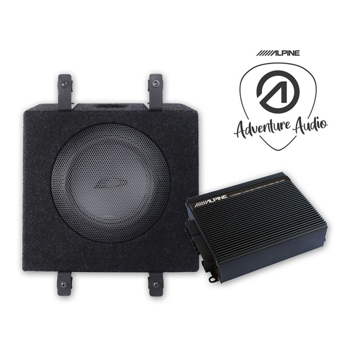 Alpine 6-kanal DSP Forstærker & Subwoofer System MB