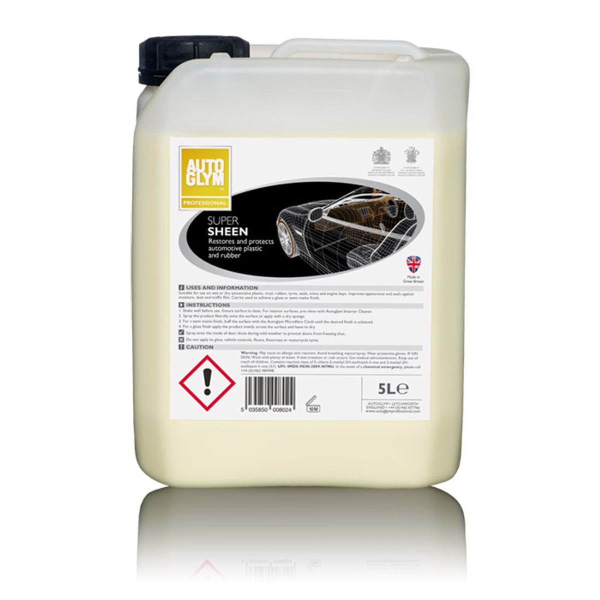 Autoglym Super Sheen 5L Vinyl Makeup