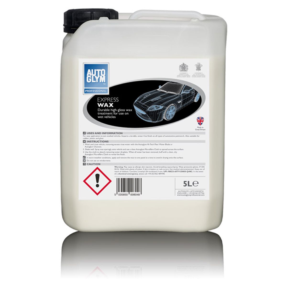 Autoglym Express Wax 5L Flydende Carnauba voks