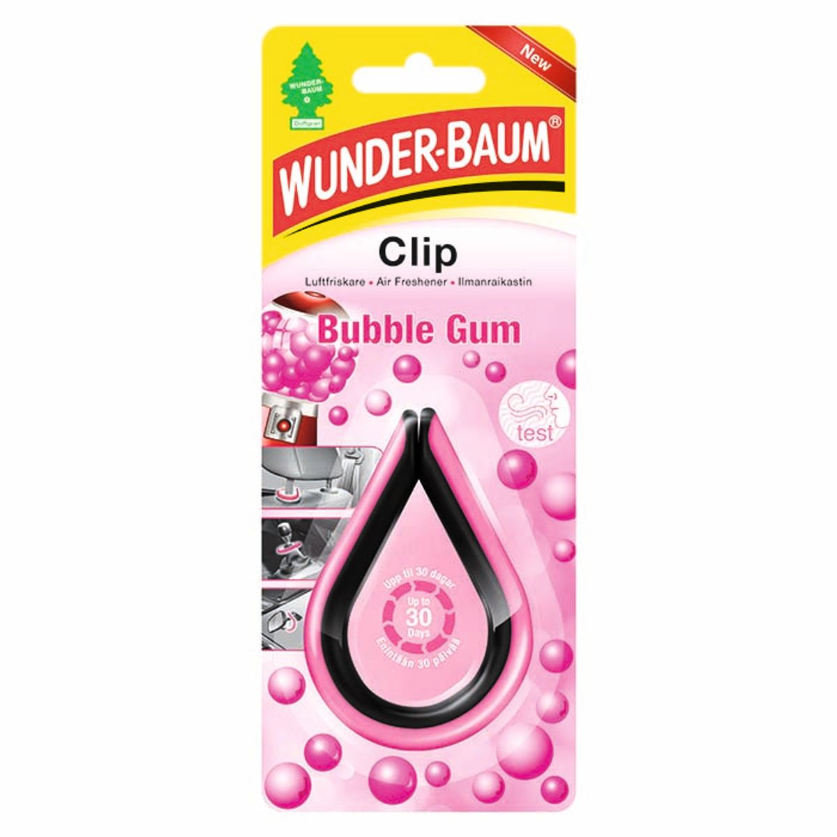 Wunderbaum Clips - bubble gum