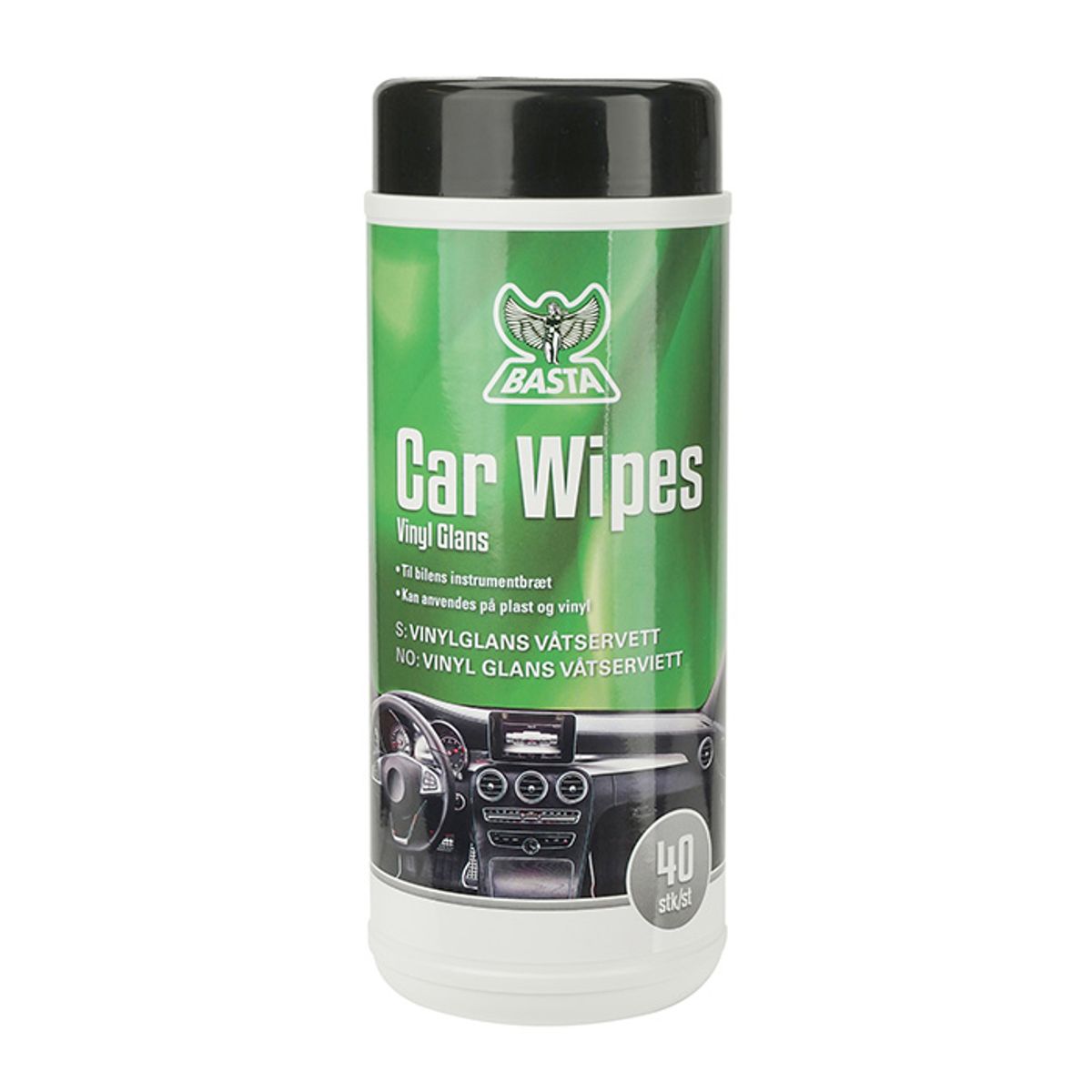 Basta car wipes vinyl 40 stk