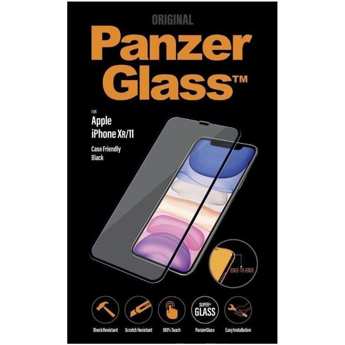 PanzerGlass Apple iPhone 11 XR Sort 2662