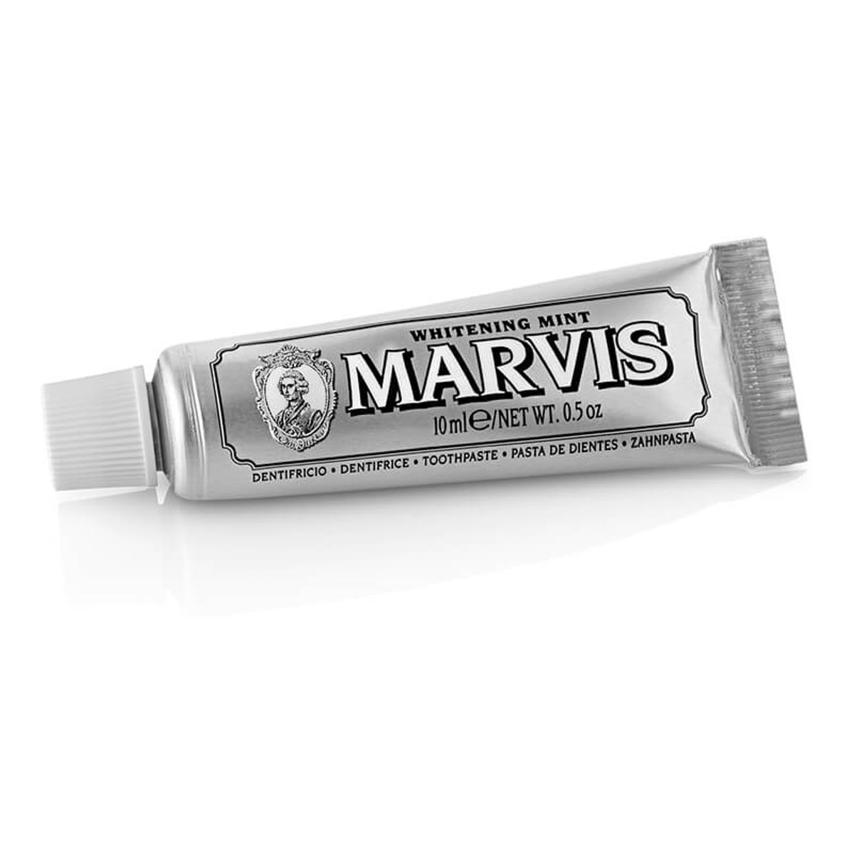 Marvis Tandpasta - Whitening Mint - 10 ml. (Rejsestørrelse)