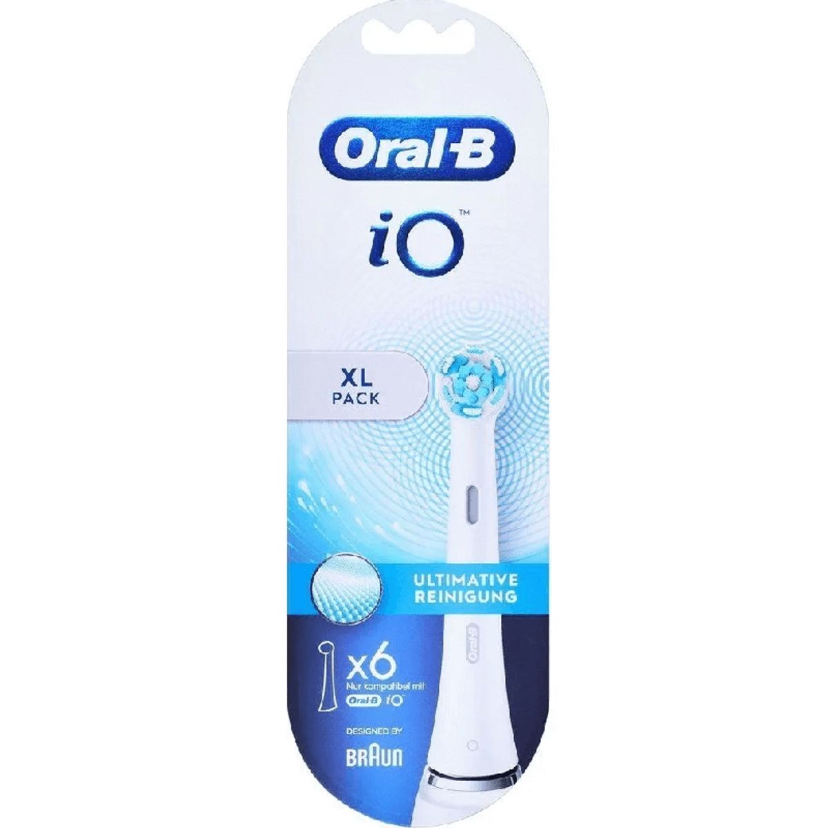 Oral-B iO Ultimate Clean tandbørstehoved - hvid - 6-pack