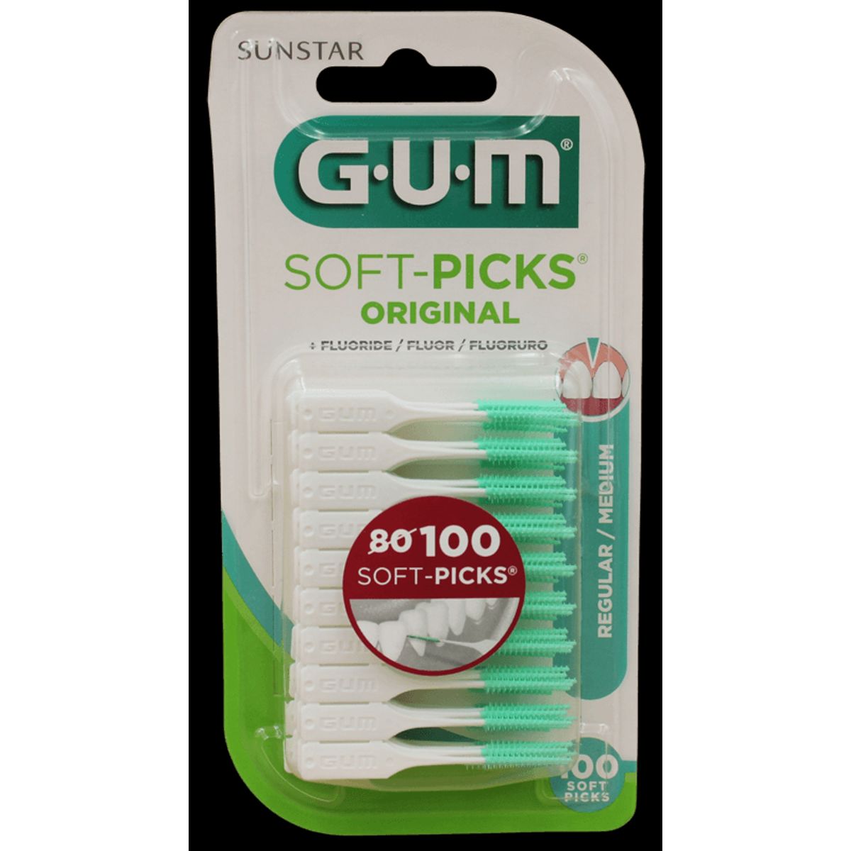 GUM - Soft- Picks Original (medium) - 100 stk