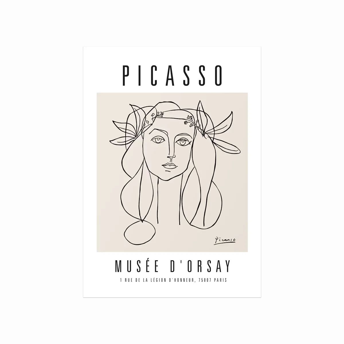 Pablo Picasso plakat Visage