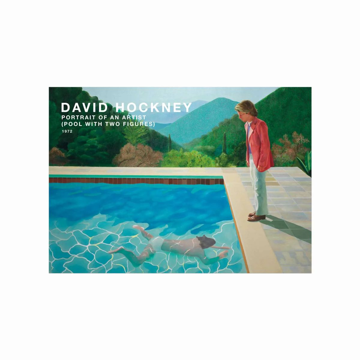 David Hockney plakat Portrait of an artist (Pool with two figures)