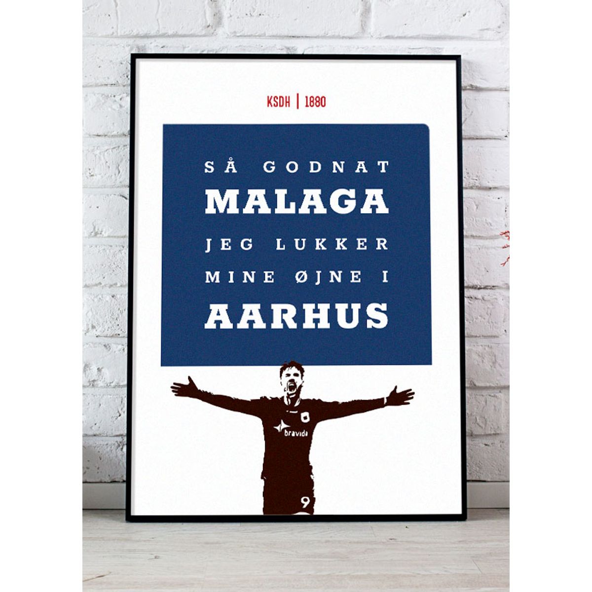 AGF-plakat - Malaga Patrick - 50 x 70 cm - Kr. 279,-