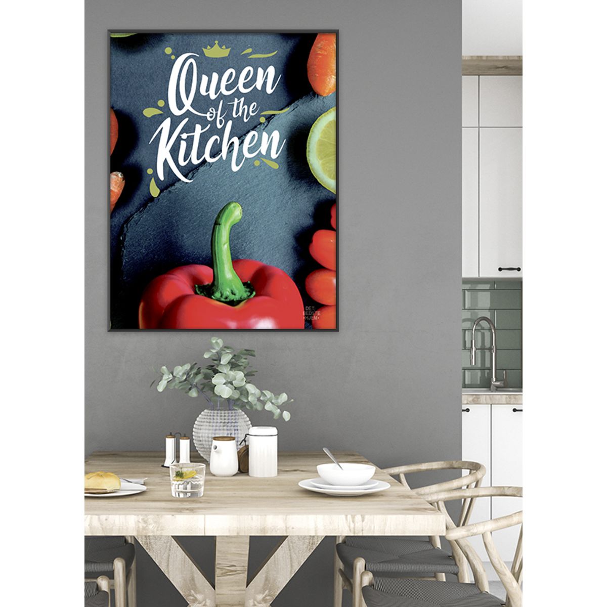 Serie#1_Queen of the kitchen-plakat - 70 x 100 cm - Kr. 349,-