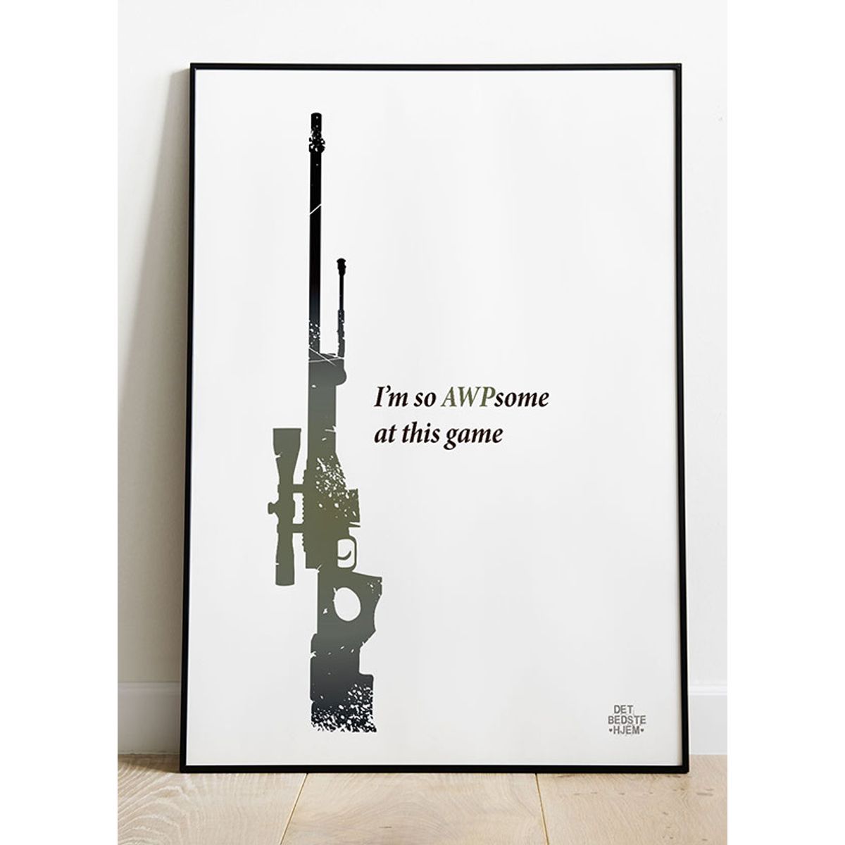 CSGO plakat - I'm so AWPsome at this game - Download PDF og print selv i mange formater - kr. 299