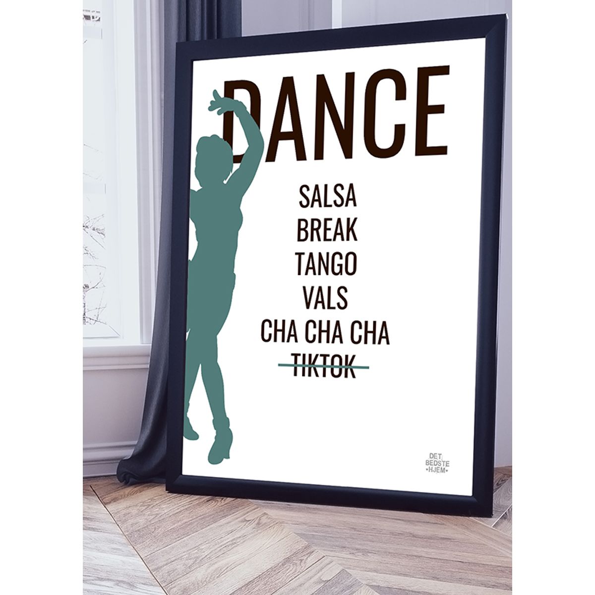 Dance-plakat - 21 x 29,7 (A4) Kr. 199,-