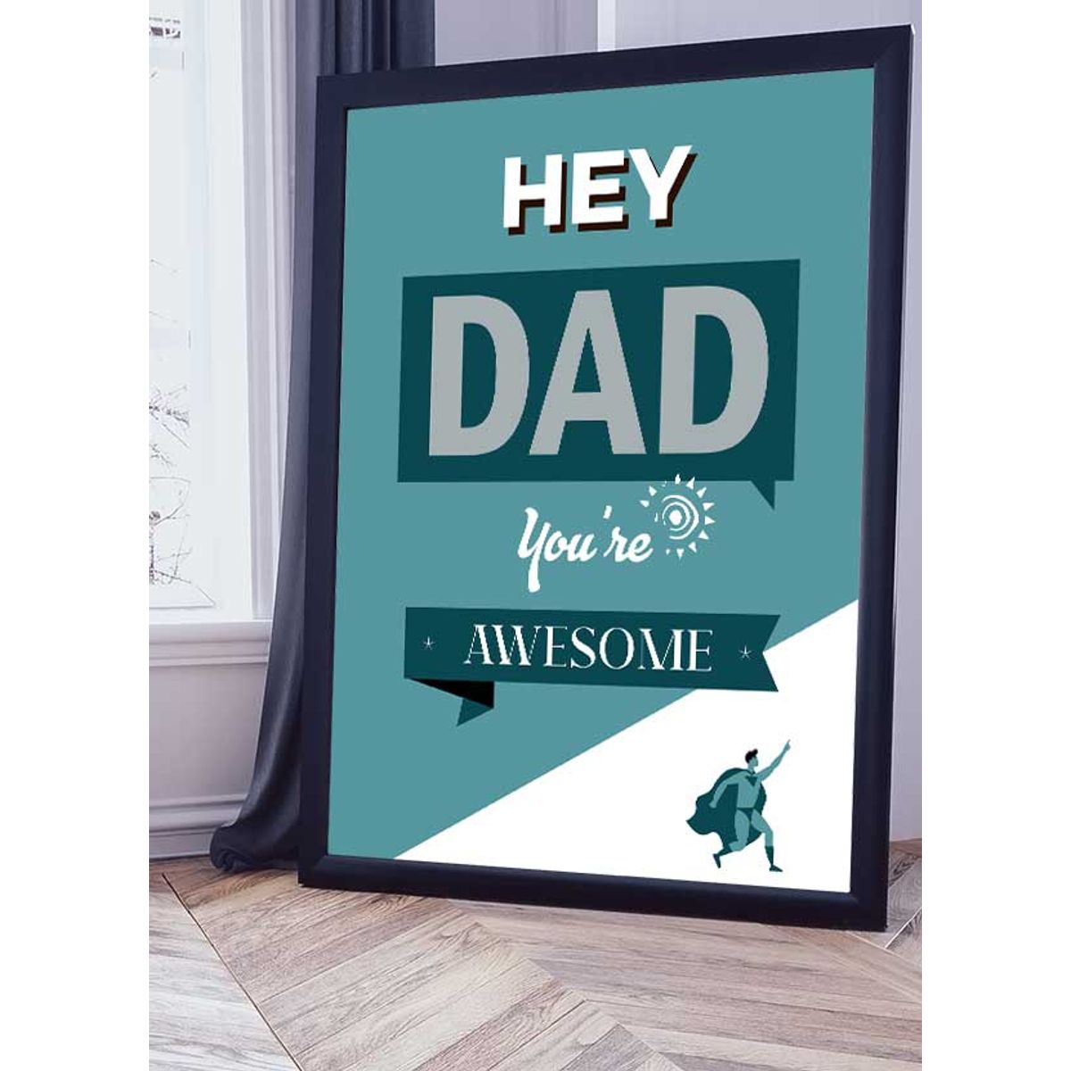 Fars dag-plakat - Dad you're awesome - Download PDF og print selv i mange formater - kr. 299