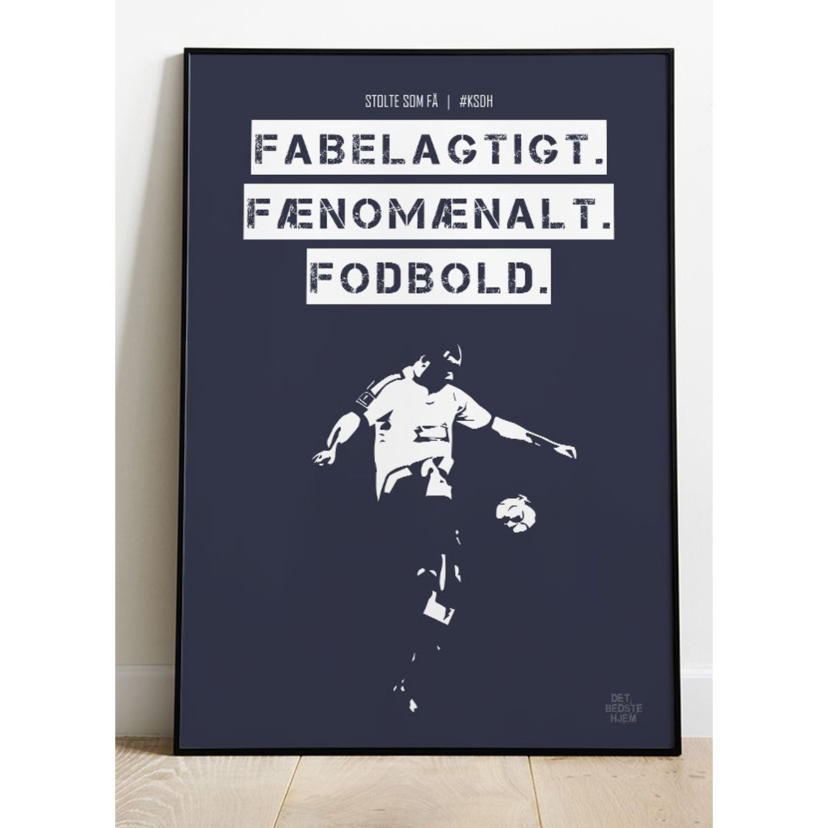 AGF - KSDH fodboldplakat - Fabelagtig - Lilla - 70 x 100 cm - Kr. 349,-