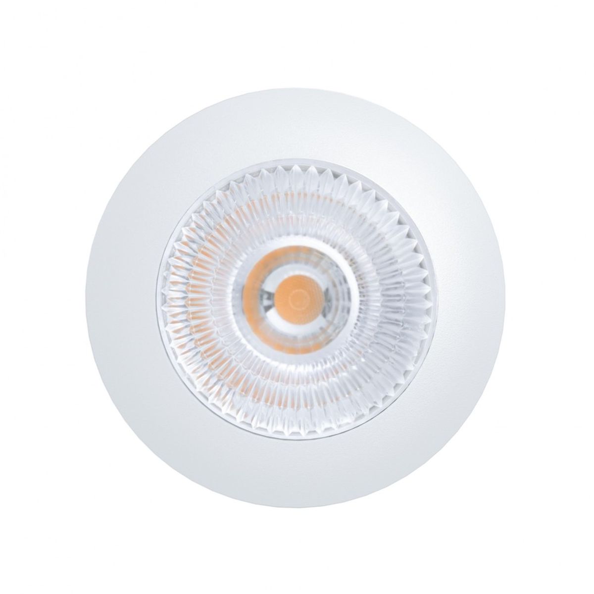 LEDlife Unni68 møbelspot - Hul: Ø5,6 cm, Mål: Ø6,8 cm, RA95, mat hvid, 12V DC - Dæmpbar : Dæmpbar, Kulør : Varm