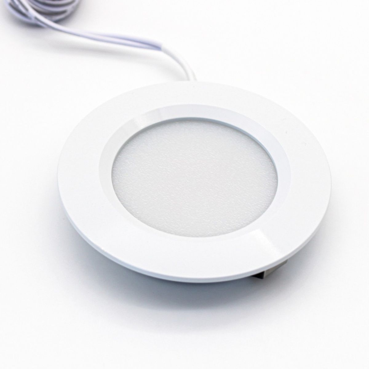 LEDlife Reco68 møbelspot indbygning RA92 - Hul: Ø5,5 cm, Mål: Ø6,8 cm, Mat hvid, 2,7W, 12V DC - Dæmpbar : Dæmpbar, Kulør : Neutral