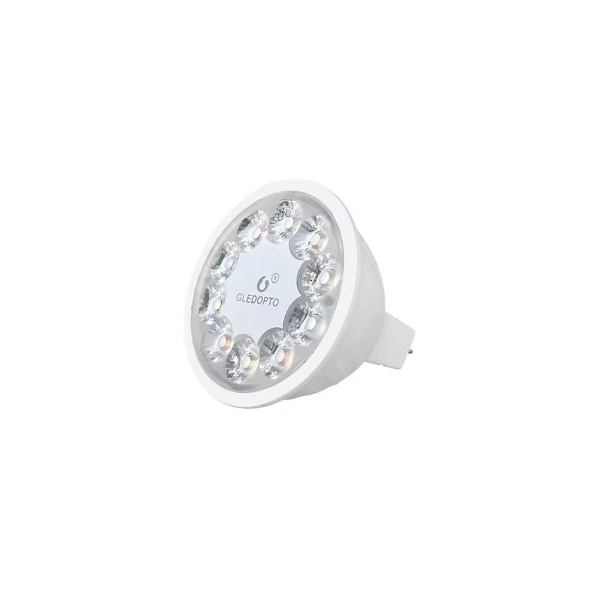 Gledopto 5W Zigbee LED pære - Hue kompatibel, 12V/24V, RGB+CCT, MR16 / GU5.3 - Dæmpbar : Via Zigbee, Kulør : RGB + CCT (Varm til Kold Hvid)