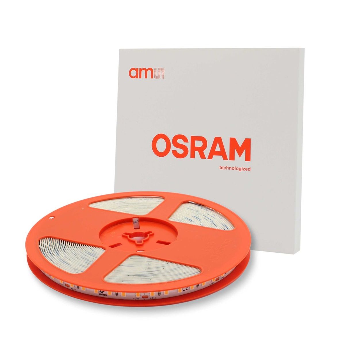 10m OSRAM LED strip RA94, 10W/m - IP20, RA94, 24V, 120 LED pr. meter - Dæmpbar : Dæmpbar, Kulør : Neutral