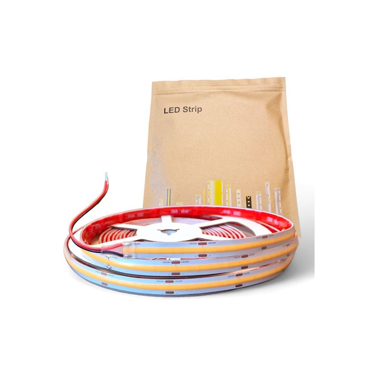 HiluX Longline COB LED Strip 24V, IP65, 7W/m, 3000K, Ra95 - 5 Meter