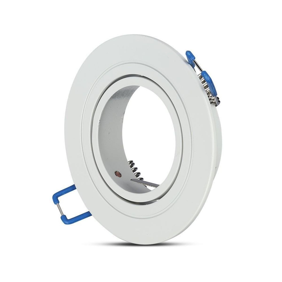 Downlight kit uden lyskilde - Hul: Ø7,5 cm, Mål: Ø9,1 cm, mat hvid, vælg MR16 eller GU10 fatning - Fatning : GU10