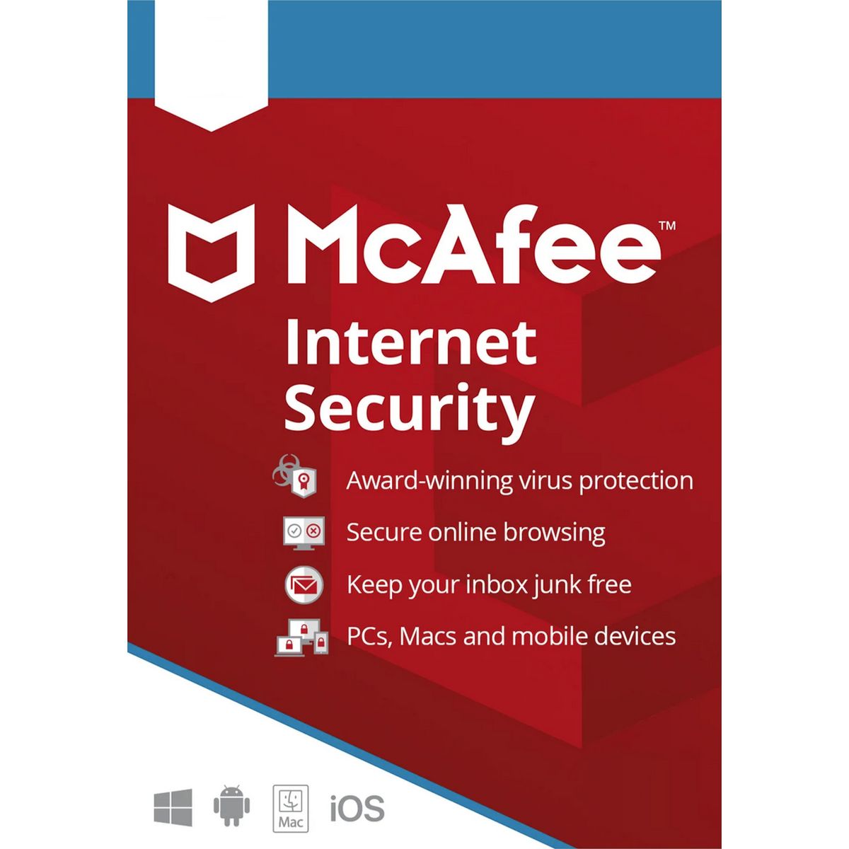 McAfee Internet Security - 3 enheder / 2 år