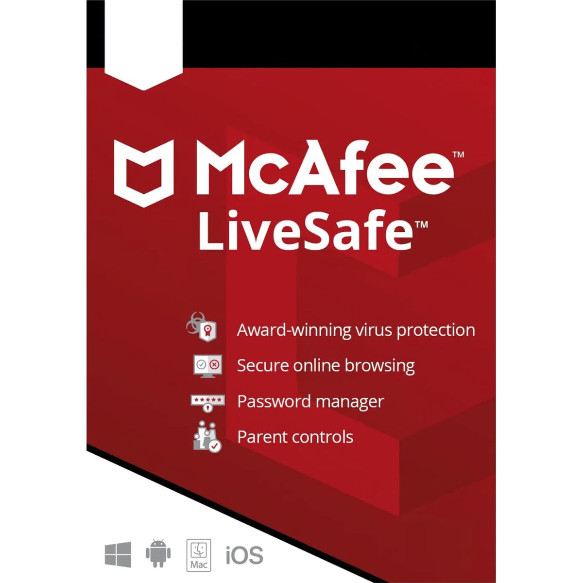 McAfee LiveSafe - ubegrænset enheder / 3 år