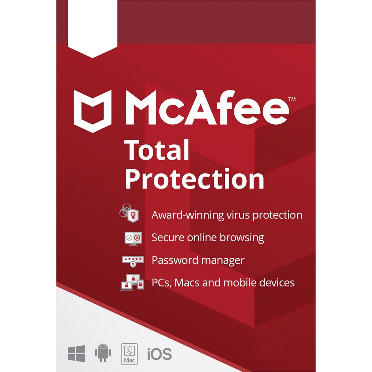 McAfee Total Protection - ubegrænset enheder / 1 år