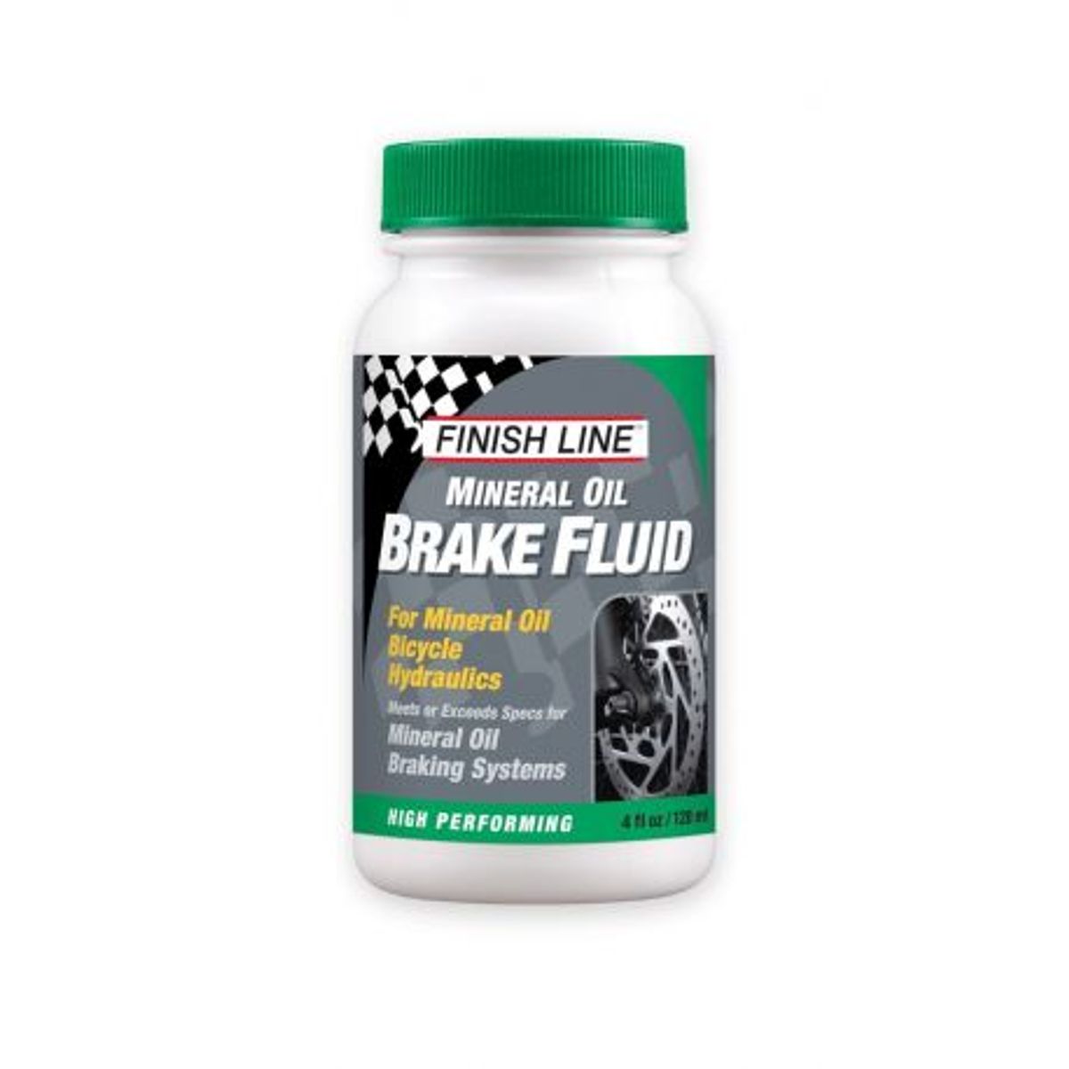 Finish line mineral brake fluid bremseolie - 120 ml