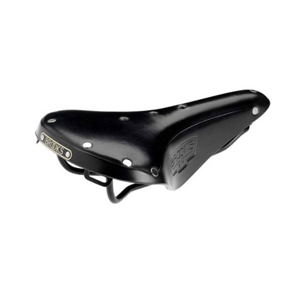 Brooks B17 Standard retro læder cykelsadel, sort