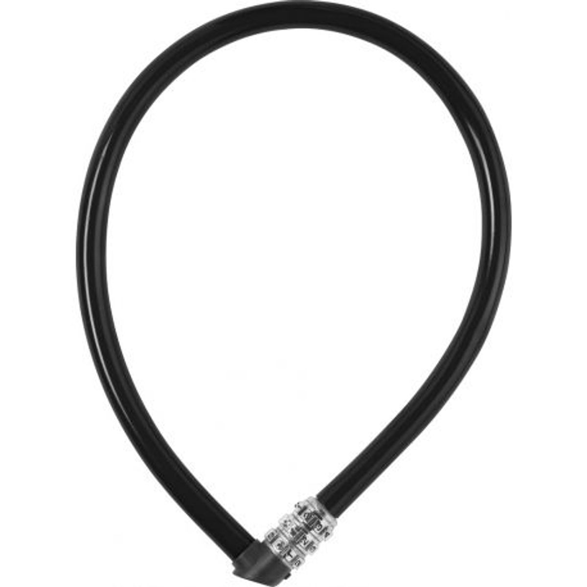 Abus 3406C/55 black kabellås m. kode, 55 cm.