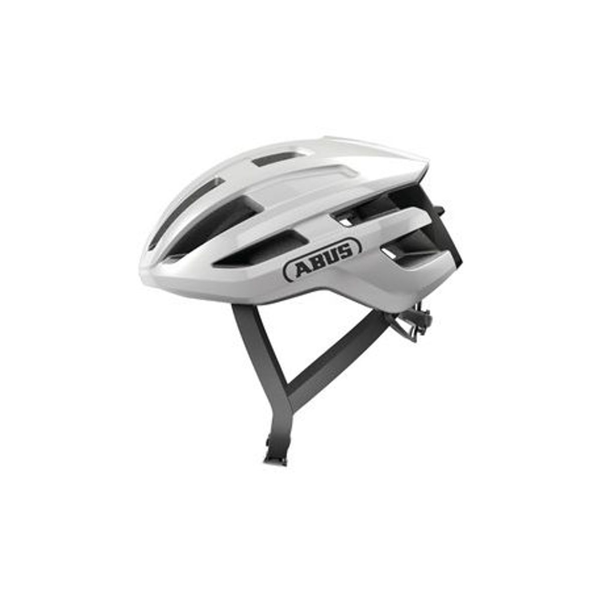 Abus PowerDome shiny white cykelhjelm