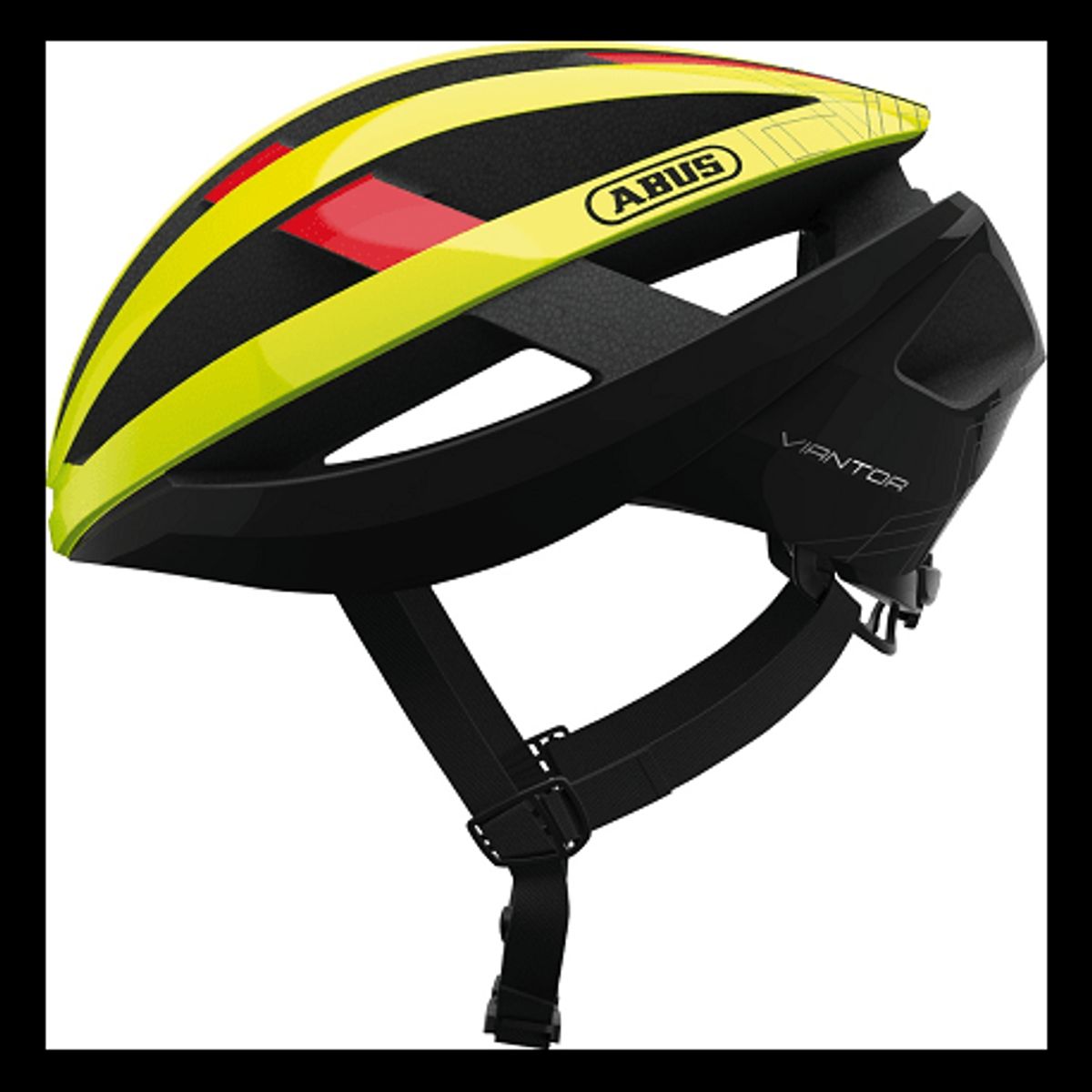 Abus Viantor Neon Yellow cykelhjelm